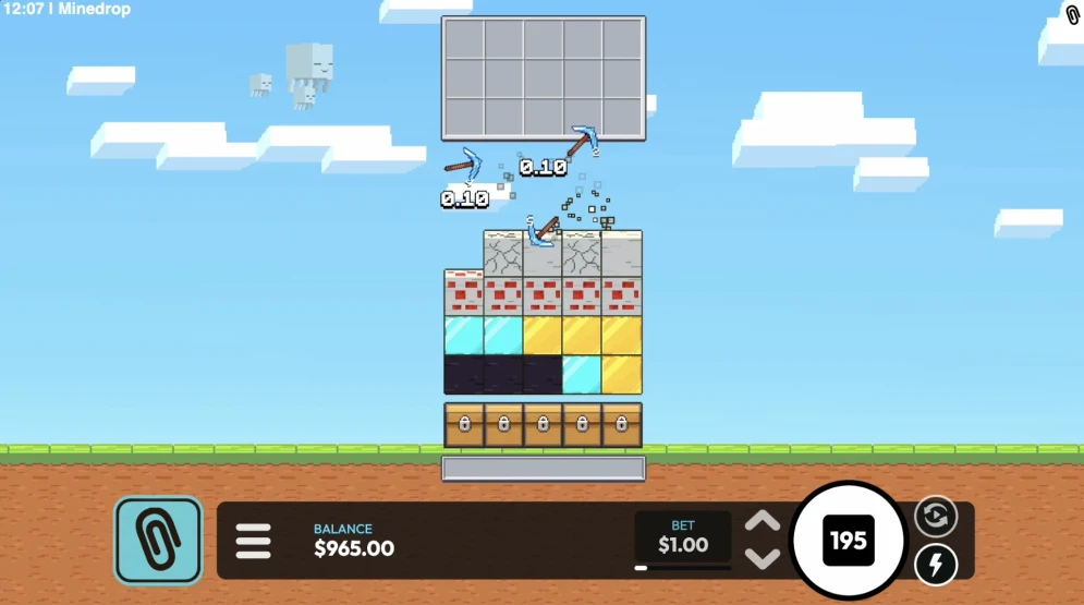 MineDrop gameplay